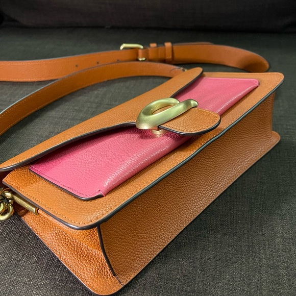 COACH -Tabby Colorblock Mixed Leather Shoulder Bag/handbag/clutch - NWOT - Picture 10 of 12